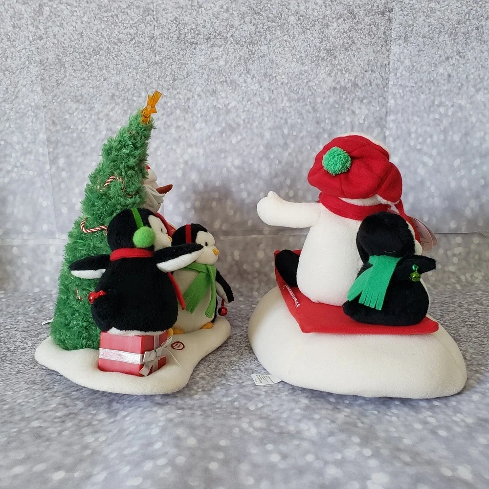 Hallmark Jingle Pals Musical Snowmen Lot of 2 Sledders Very Merry Trio